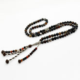 Tussar Agate 8mm 100 beads