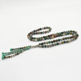 Agate Musa 100 beads, 8mm, 2 counters