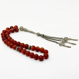 Sulaimani Liver Agate 10mm 33 Beads