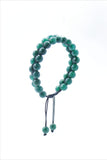 Natural green agate bracelet