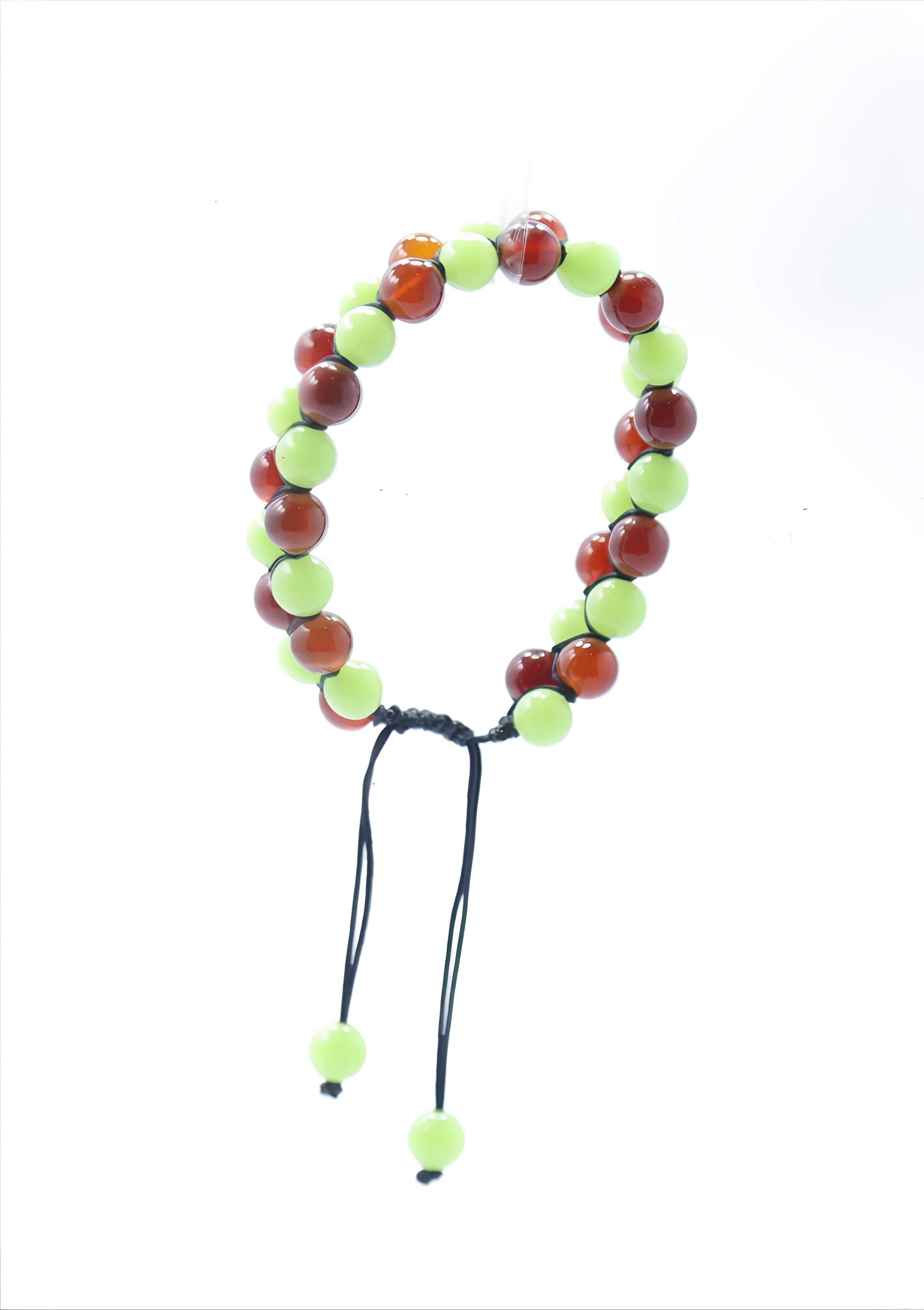 Energy stone bracelet in natural liver agate