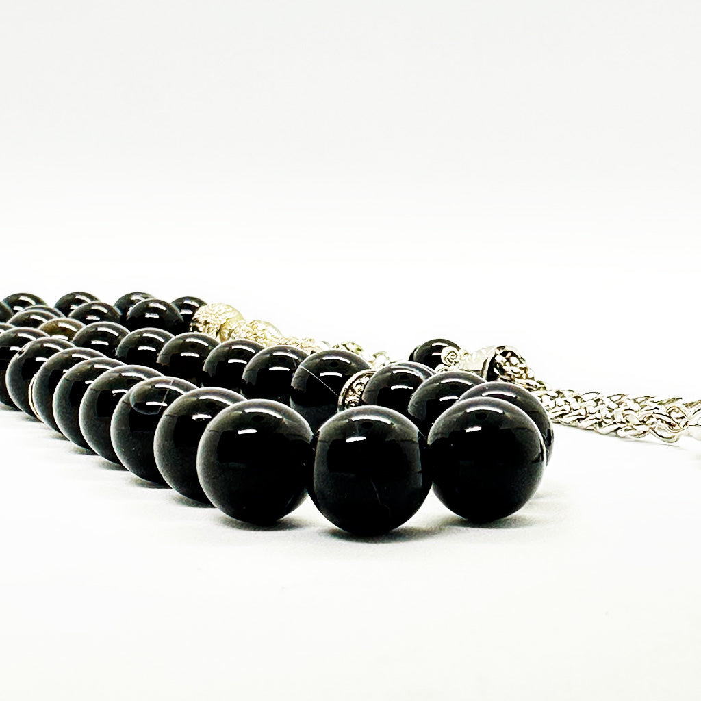 Black Agate 10mm 33 beads