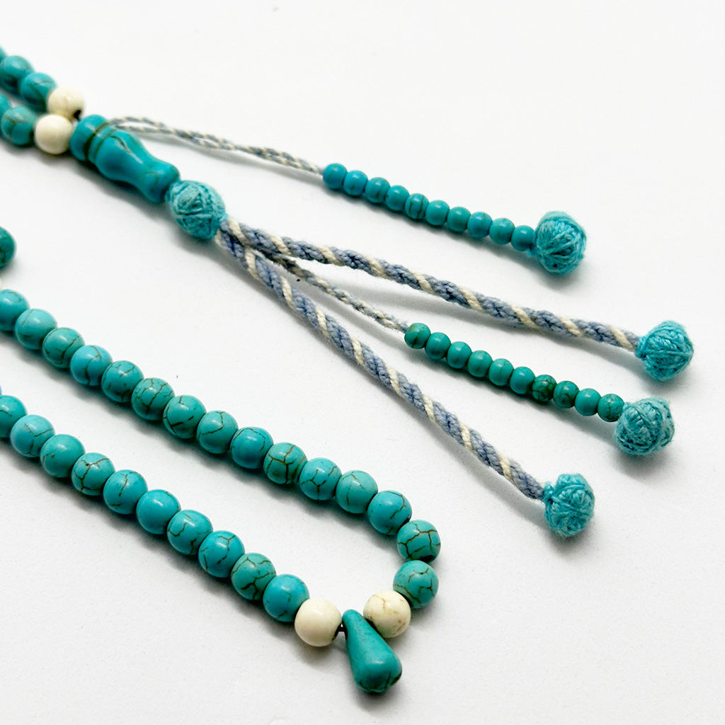 Fayrouz Mixed Bones 6mm 100 beads 2 counters